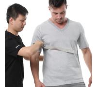 Giacca Con Cerniera a Maglia Su Un Lato - Maglietta Antiusura/Antitaglio, Anti-Morso, Anti-Strappo E Anti-Pugnalata, Gilet Anti-Taglio E Anti-Pugnalata,lightgray-L