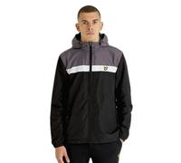 Giacca con zip e cappuccio Lyle & Scott Colour block Noir L