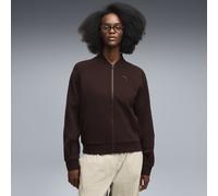 Giacca con zip PUMA Class da donna, Abbigliamento, Marrone, L L