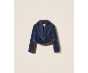 Giacca corta in faux fur Twinset - 42