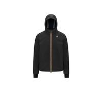 K-Way Giacca Corta Uomo, Modello Jacko Bonded, in Poliestere, vestibilità Regular, Colore Black-Blue Depth