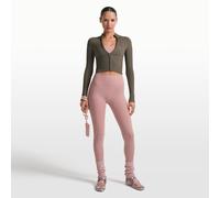 Giacca corta NikeSKIMS Rib Seamless e con zip a tutta lunghezza - Donna - Marrone 2X