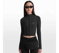 Giacca corta NikeSKIMS Rib Seamless e con zip a tutta lunghezza - Donna - Nero 3X