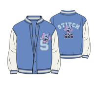Giacca Cotton Brushed Baseball Stitch BLU - 6 Anni | FEMMINA CERDà