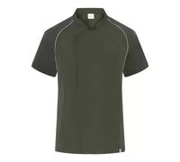 Giacca Cuoco Giblor's Javier Verde Militare Divisa Chef Professionale Slim Fit