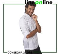 Giacca cuoco Siggi Alex bianca art. 28GA0191 a doppio petto 100% cotone