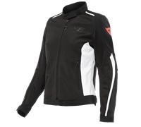 Dainese Hydraflux 2 Air Lady D-Dry Jacket, Giacca Moto Impermeabile, Donna, Nero/Nero/Bianco, 44