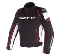 Giacca Moto Tessuto Dainese RACING 3 D-DRY® JACKET Nero Bianco Rosso