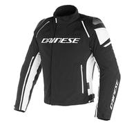 Giacca D-Dry Dainese Racing 3 Impermeabile Nero/Nero/Bianco Taglia:46