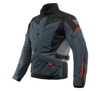 Giacca D-Dry Dainese Tempest 3 Ebony/Black/Lava-Red