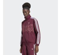 Adidas Originals Floral Gfx Firebird Loose Track Full Zip Sweatshirt Rosso,Rosa L Donna