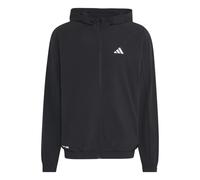 adidas performance - Top sportivo tecnico color block nero e argento halo L