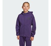 Giacca da allenamento adidas Z.N.E. Full-Zip Hooded Aurora Plum / Aurora Black 7-8A