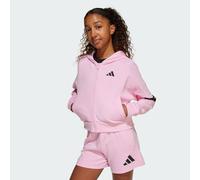 Giacca da allenamento Future Icons 3-Stripes Full-Zip Hooded Junior True Pink / Black 9-10A