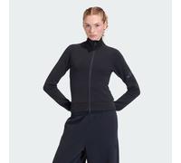 Adidas Soft Lux Slim Full Zip Sweatshirt Nero 2XL Donna