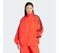 Felpa con zip Oversize adidas Originals Teamgeist Adicolor per donna