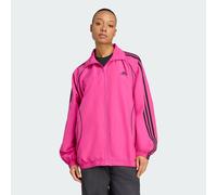 Giacca da allenamento Teamgeist adicolor Oversized Woven Semi Lucid Fuchsia / Black 2XL