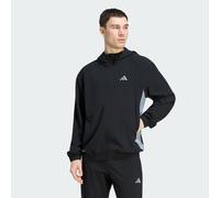 adidas performance - Top sportivo tecnico color block nero e argento halo L