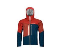 Ortovox - Westalpen 3L Jacket - Giacca antipioggia XXL blu/rosso