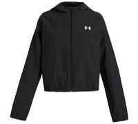 Giacca Under Armour Rival Woven da ragazza Nero / Bianco YMD (137 - 149 cm)