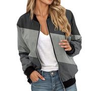 Giacca da Baseball, Giubbini Primaverili Donna Moda Piazza Sottile Borsa Giacca Giubbino Cappotto Baseball Top Elegante Tempo Libero Giacca Bomber Donna per Primavera E Autunno