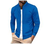 Giacca da Baseball Uomo, Giubbino Primavera Uomo con Tasche con Cerniera College Giacca Autunnale Invernale Bomber Varsity Jacket Casual Estiva Outwear Moda Bomber Estivo Uomo per La Primavera
