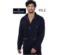Navigare Giacca da camera in caldo Pile tutta aperta con ZIP colore Blu 140973 (XXL)