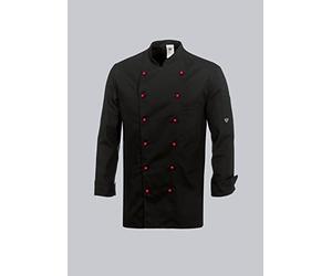Giacca da cuoco BP Gourmet 1503, colore nero, taglia 44-68