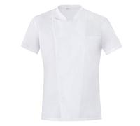 Giacca da cuoco Giblor's bianca manica corta 100% cotone (S)
