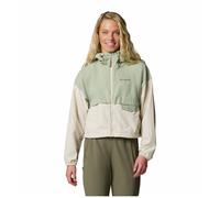 Columbia - Spire Valley Cropped Windbreaker - Spire Valley Cropped Windbreaker Safari, Dark Stone per Donne in Pelle - Taglia M - Beige