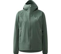 Giacca da donna Haglöfs Rosson Softshell Chlorophyll Green M
