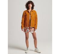 Giacca da donna in cotone biologico Superdry Vintage Chore Marron XL
