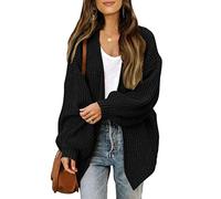 Giacca Da Donna Maglione Casual a Maniche Lunghe Con Bottoni Giacca Elegante Aperto Con Scollo V Lunghe Leggera Taglie Forti In Maglia Cardigan Warm Scialle Aperto Per Tempo Libero Cappotto Autunno