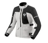 Revit Convergent H2O Giacca tessile impermeabile per motociclette, argento/nero, Taglia 44