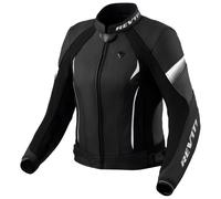 Giacca da donna Revit Xena 4 in pelle bianca e nera 34