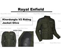 Giacca da equitazione originale Royal Enfield "Khardungla V2 Olive taglia XL ...