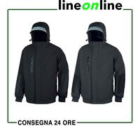 Giacca da lavoro antipioggia U-Power Blaze in softshell con cappuccio invernale