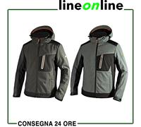 Giacca da lavoro Diadora Utility Softshell Tech Carbon traspirante impermeabile