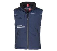 Giacca Da Lavoro Giubbino Smanicato Gilet Trapuntato con Tasche Payper Azua 2.0, Colore: Navy, Taglia: M