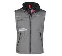 Giacca Da Lavoro Giubbino Smanicato Gilet Trapuntato con Tasche Payper Azua 2.0, Colore: Smoke, Taglia: M