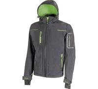 Giacca Da Lavoro Impermeabile Antivento Space U-Power Grigio E Verde