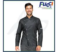 GIACCA DA LAVORO MANICA LUNGA CUOCO CHEF ISACCO CUCINA PIZZAIOLO UOMO DONNA