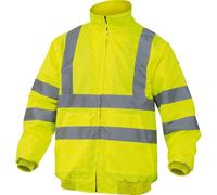 Giubbotto alta visibilitA Reno HV - poliesterepoliuretano - taglia XL - giallo fluo - Deltaplus