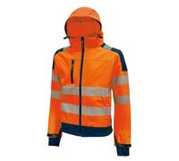 GIACCA SOFTSHELL ALTA VISIBILI HL169OF-L TA' MIKY ARANCIO FLU