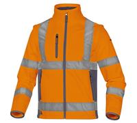 Giacca Softshell Moonlight 2 alta visibilit - poliestere - taglia XL - arancio fluo - Deltaplus