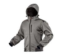 Giacca da lavoro softshell con cappuccio rimovibile, taglia Xl