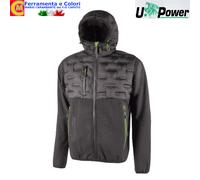 Giacca ibrida idrorepellente Spock taglia XL grigio verde U-Power