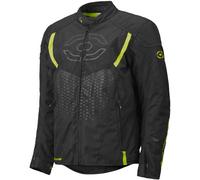 Giacca da moto 4SQUARE Sportster Dart nero-giallo fluo 2XL