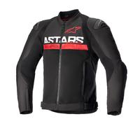 Giacca da moto Alpinestars SMX Air nero-rosso fluo 2XL