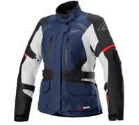Giacca da moto Alpinestars Stella Andes Drystar da donna blu scuro-nero-grigio chiaro-rosso L